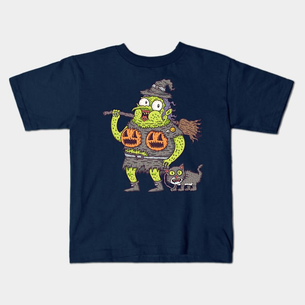 Fatwitch Kids T-Shirt by hex